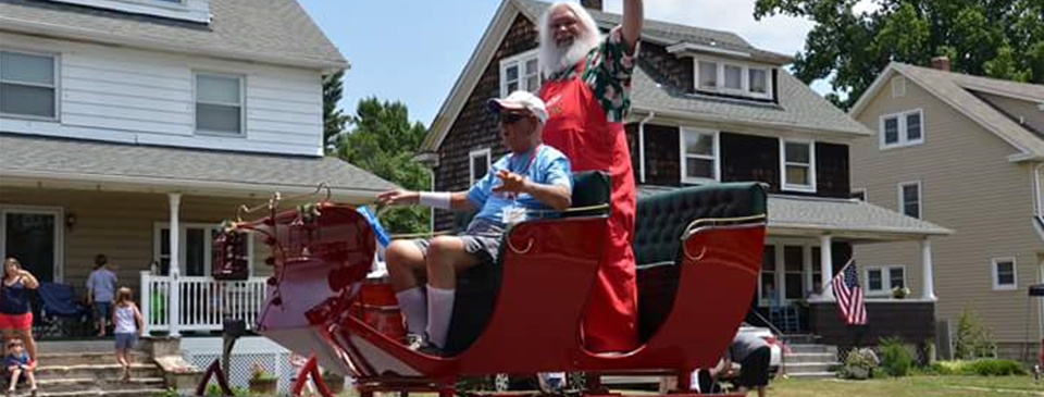 Parade with Santa